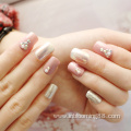 Wholesale Pink Pearls Artificial Fingernails Pressed Nails